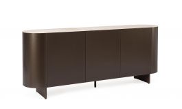Bizzotto Ardis Μπουφές Mdf/Κεραμικός Σκούρος Καφέ/Μπρονζέ 200x45x81 Εκ.