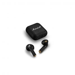 Marshall Minor IV Earbud Bluetooth Handsfree Ακουστικά Με Θήκη Φόρτισης I Black