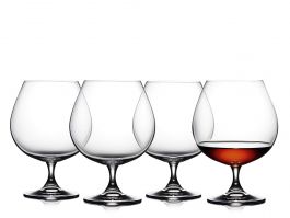 Lyngby Glas Ποτήρια Ποτού Cognac Γυάλινα Σετ 4 Τμχ 15 Εκ. 690 ml - Juvel Clear