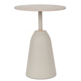 Iliadis Βοηθητικό Τραπέζι Μεταλλικό/Κεραμικό Γκρι Φ40x52 Εκ 