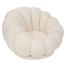 Iliadis Πολυθρόνα Περιστρεφόμενη Υφασμάτινη Μπουκλέ 98x97x69 Εκ.