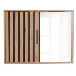 MRSHome Έπιπλο Μπάνιου Με Καθρέπτη Ξύλινο Natural 60x15x46 Εκ.