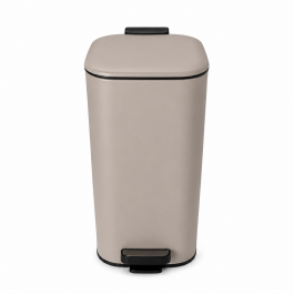 MRShome Κάδος Soft Close Μεταλλικός 20Lt 23x38x37,5 Εκ. I Μπεζ Ματ