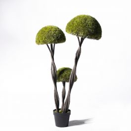 Supergreens UV Τεχνητό Δέντρο Μπονσάι Moss ''Mushroom'' Τριπλό Πράσινο 120 Εκ.