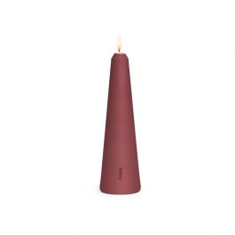 Fatboy Spire Small - Κηροπήγιο Αλουμινίου με Σταθερό Ύψος Φλόγας Ø7,5x26 Εκ. I Plum