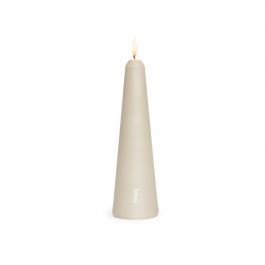 Fatboy Spire Small - Κηροπήγιο Αλουμινίου με Σταθερό Ύψος Φλόγας Ø7,5x26 Εκ. I Stone