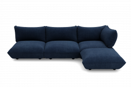 Fatboy Sumo Καναπές Γωνιακός Δεξιός Κοτλέ 301x204,5x90 I Deep Blue 