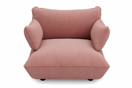 Fatboy Sumo Loveseat - Πολυθρόνα Υφασμάτινη Κοτλέ 114x108x90 I Soft Pink