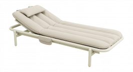 Fatboy Sunbun - Ξαπλώστρα/Daybed Από Ύφασμα Olefin/Αλουμίνιο 212x97x39 I Desert / Sahara