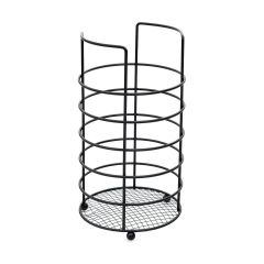 Estia Κουταλοθήκη Μεταλλική Μαύρη 11x11x21