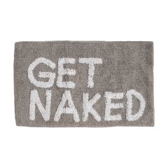 Estia Ταπέτο Μπάνιου Get Naked Βαμβακερό 50x80 Εκ. Γκρι