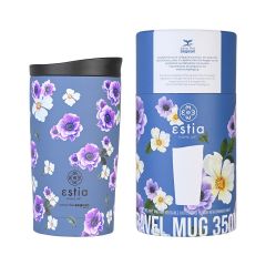 Estia Θερμός Travel Mug Save The Aegean 350 ml Garden Blue