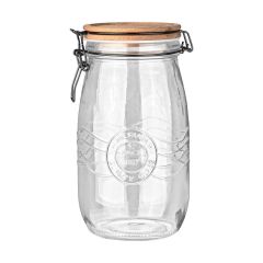 Estia Δοχείο Αποθήκευσης Allure Γυάλινο 1500 ml Με Κλιπ Καπάκι