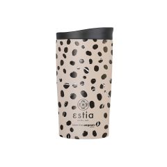 Estia Θερμός Travel Mug Save The Aegean 350 ml Leopard Taupe