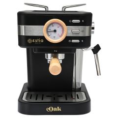 Estia Μηχανή Espresso Oak 950W 15 Bar 1,2 Lt Μαύρη