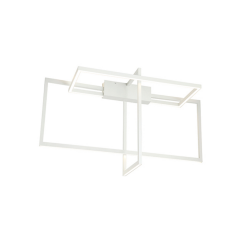 Zambelis Lights Φωτιστικό Οροφής Led Αλουμινίου Λευκό 2078-Dimmable