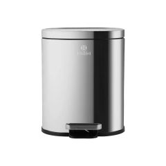 Estia Χαρτοδοχείο Μπάνιου Ovoid Soft Close 6 Lt I Inox