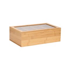 Estia Κουτί Αποθήκευσης Bamboo Με 8 Θήκες 31x19x9 Εκ.
