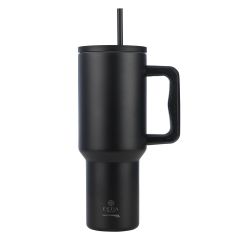 Estia Θερμός Straw Tumbler Xl Save The Aegean 1200 ml Midnight Black
