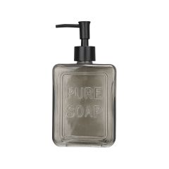 Estia Αντλία Σαπουνιού Pure Soap Γυάλινη Γκρι 520 ml