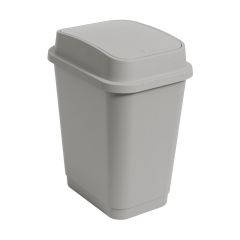Homely Κάδος Απορριμάτων Fliptop 2 Γκρι 25 Lt