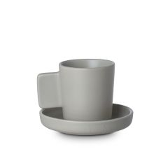 Estia Φλιτζάνι Espresso Με Πιατάκι Fine Grind New Bone 90 ml