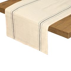 Estia Τραβέρσα Rustic Βαμβακερή Μπεζ 40x150 Εκ.