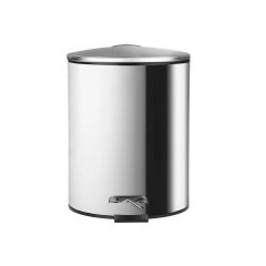 Estia Χαρτοδοχείο Μπάνιου Classic Soft Close 5 Lt Ματ Inox