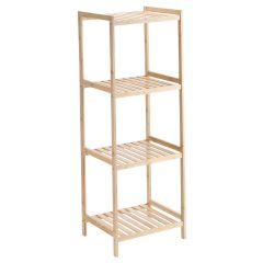 Estia Ραφιέρα Δαπέδου Bamboo Essentials Με 4 Ράφια 100 Εκ.