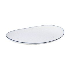 Estia Πιάτο Φαγητού Ρηχό Pebbles Πορσελάνινο Λευκό 28 Εκ.