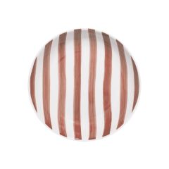 Estia Πιάτο Φαγητού Ligne Βαθύ Πορσελάνινο Ροζ 20 Εκ.