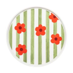 Estia Πιάτο Φαγητού Bloomlines Ρηχό Πορσελάνινο Πολύχρωμο Φ27 Εκ.