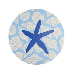 Estia Σουπλά Shell Shore Pvc Μπλε Φ38 Εκ.