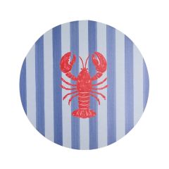 Estia Σουπλά Nautical Lobster Pvc Μπλε/Κόκκινο Φ38 Εκ.
