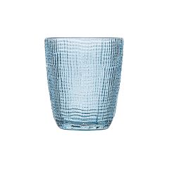 Estia Ποτήρι Νερού Χαμηλό Roche Γυάλινο Μπλε 310 ml