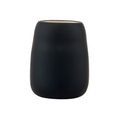 Estia Ποτηράκι Μπάνιου Fjord Soft Κεραμικό Φ8,5x12,2 Εκ. I Black