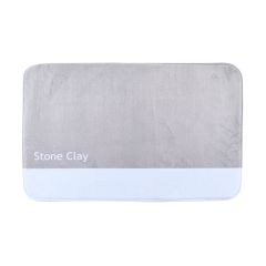 Estia Ταπέτο Μπάνιου Tone Lab Υφασμάτινο 50x80 Εκ. I Stone Clay