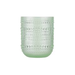 Estia Ποτήρι Νερού Χαμηλό Dots Γυάλινο Πράσινο 273 ml