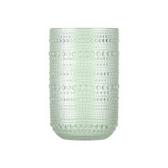 Estia Ποτήρι Νερού Dots Γυάλινο Πράσινο 465 ml