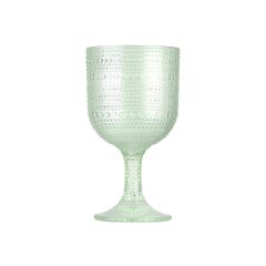 Estia Ποτήρι Κρασιού Dots Γυάλινο Πράσινο 375 ml