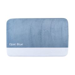 Estia Ταπέτο Μπάνιου Tone Lab Υφασμάτινο 50x80 Εκ. I Opal Blue