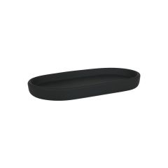 Estia Δίσκος Μπάνιου Fjord Soft Κεραμικός 19,5x10 Εκ. I Black