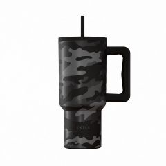 Estia Θερμός Straw Tumbler Xl Save The Aegean 900 ml Dark Camo