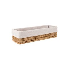 Estia Κουτί Αποθήκευσης Μπάνιου Botanica Σχοινί Natural 32x10x8 Εκ.