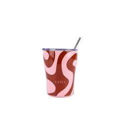 Estia Θερμος Coffee Mug Save The Aegean 350Ml Coral Waves