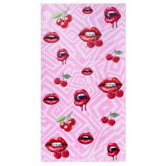 Estia Πετσέτα Θαλάσσης Microfiber Με Τσαντάκι 180x90 Εκ. I Blush Pop