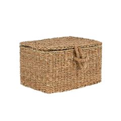 Estia Καλάθι Αποθήκευσης Ψάθινο Natural Nerina 25x14x15 Εκ.