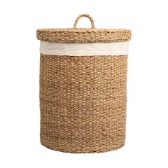 Estia Καλάθι Απλύτων Ψάθινο Natural Nerina