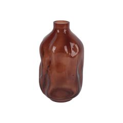 Estia Βάζο Ακανόνιστο Glower Γυάλινο 26,3 Εκ. I Terracotta