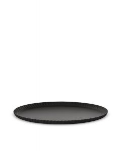 Alessi PLEATS Δίσκος Σερβιρίσματος Ανοξείδωτος Μαύρος 31 Εκ.